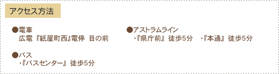 アクセス方法